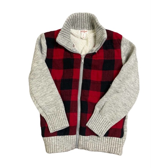 Toddler Buffalo Plaid Jacket 5T - Picture 1 of 3